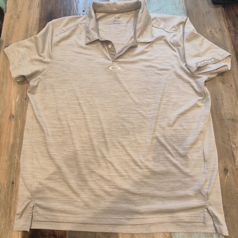 Oakley Light Tan Polo Shirt